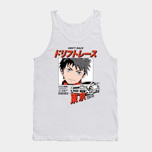 tokyo race drift anime Tank Top